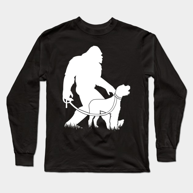 Wirehaired Pointing Griffon Long Sleeve T-Shirt by Tesszero